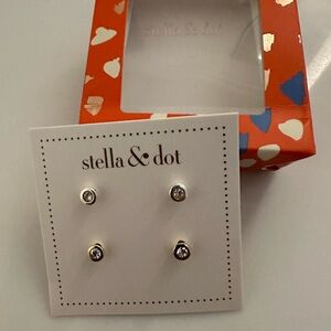 Solitaire Stud Pack -Mixed metal